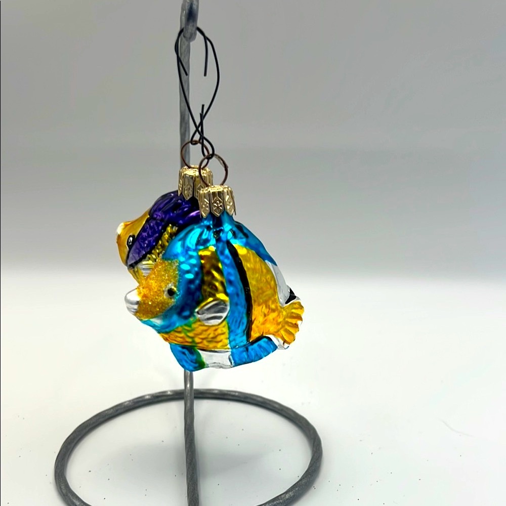 Vintage Colorful Fish Ornaments